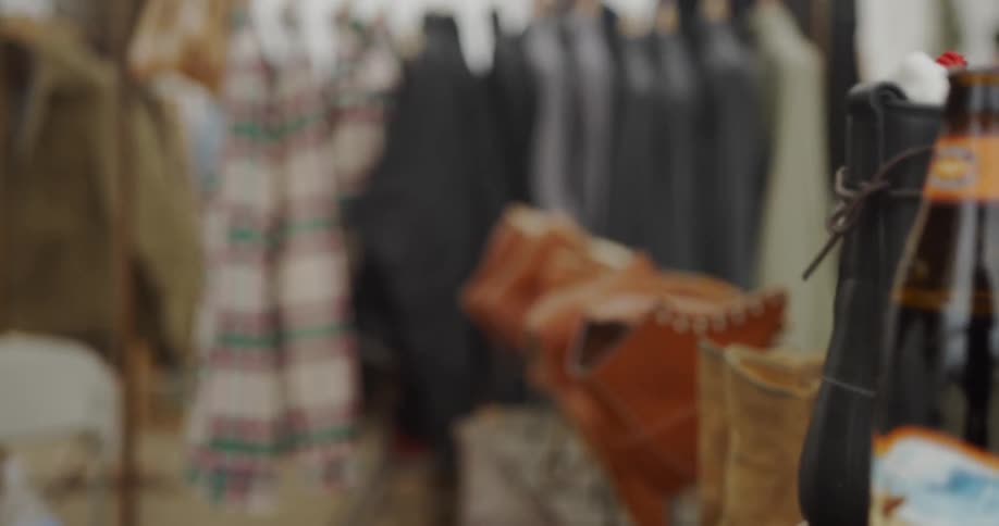 Merchandise is for sale in a store