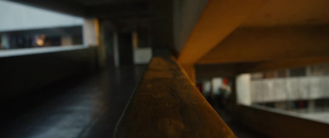 The halls of the balcony are empty