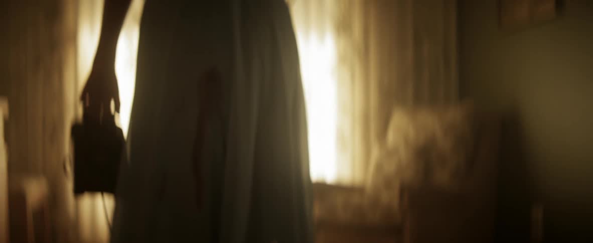 A person wearing dirty clothes