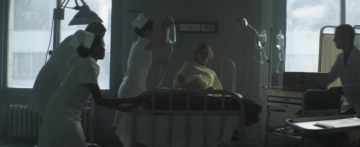 People in a hospital