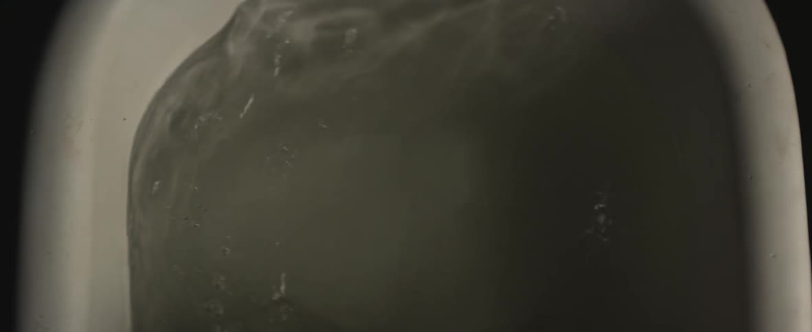 A person laying down in water