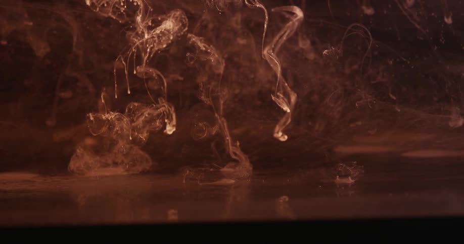 Liquid falling and flowing
