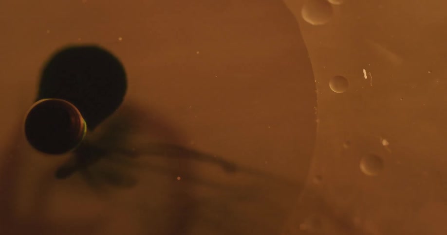 Ink drops in water
