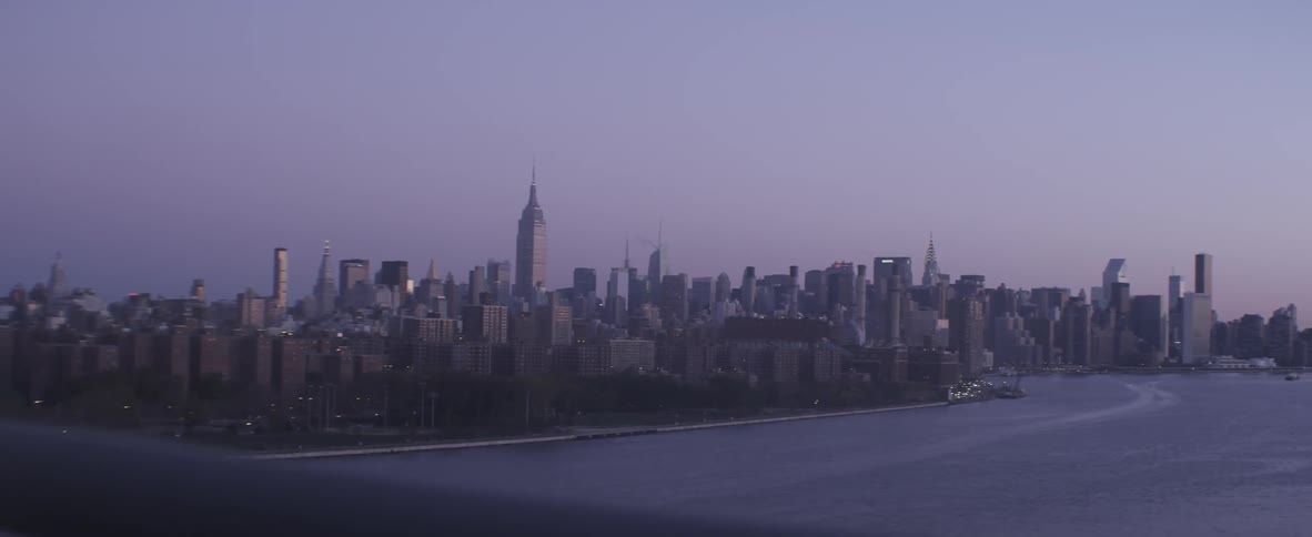 View of a city beyond some water