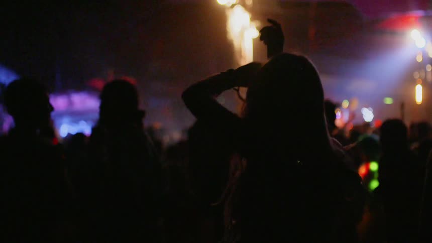 People are partying in the club