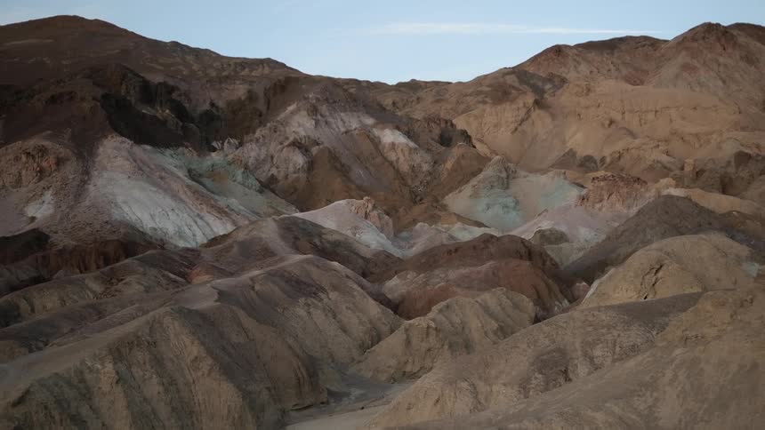 Colorful desert mountains