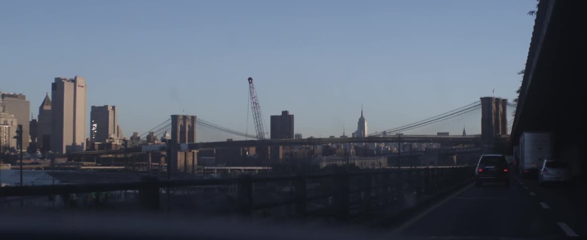 A city skyline