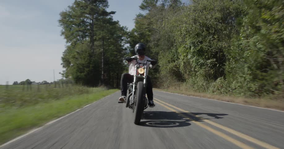 Man Riding Motorcycle
