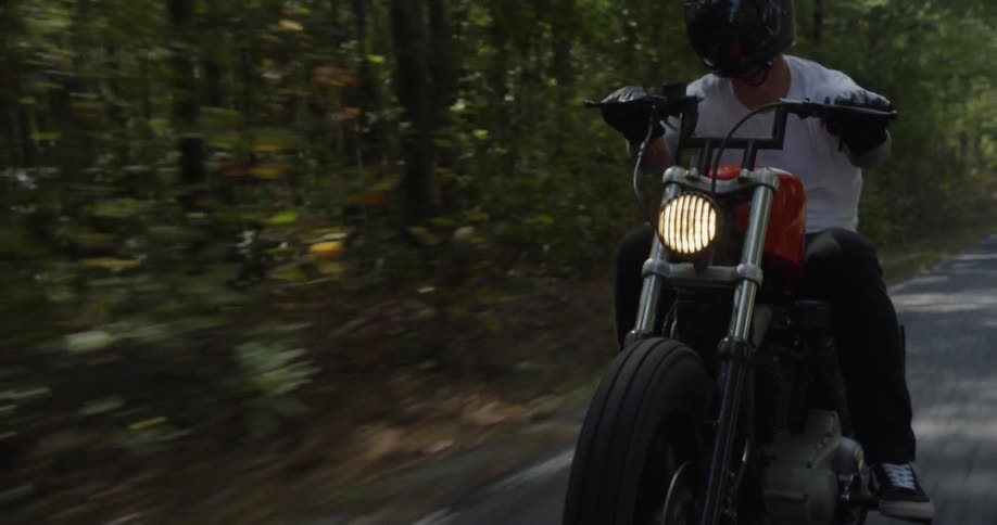 Man Riding Motorcycle