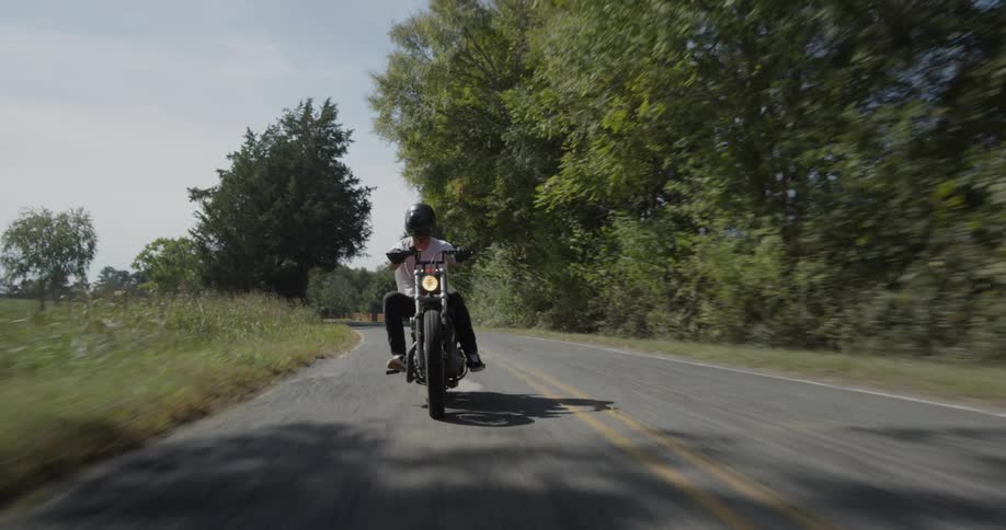 Man Riding Motorcycle