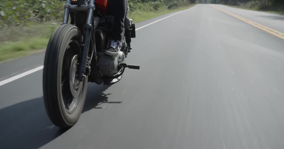 Man Riding Motorcycle