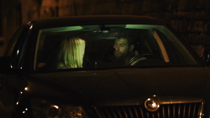 Couple Talking In Car