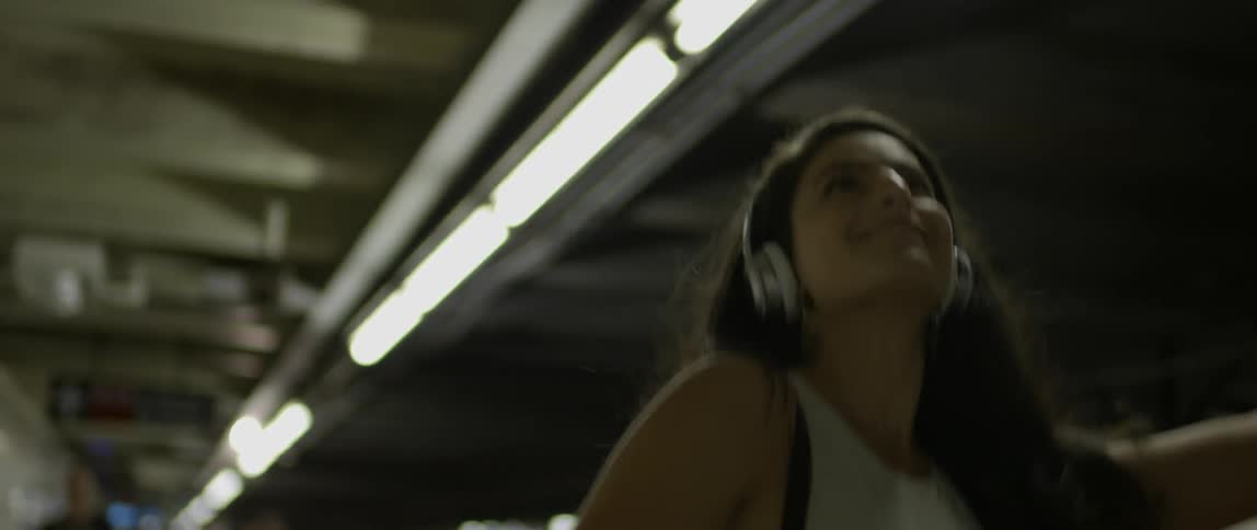 Woman Dancing In New York City