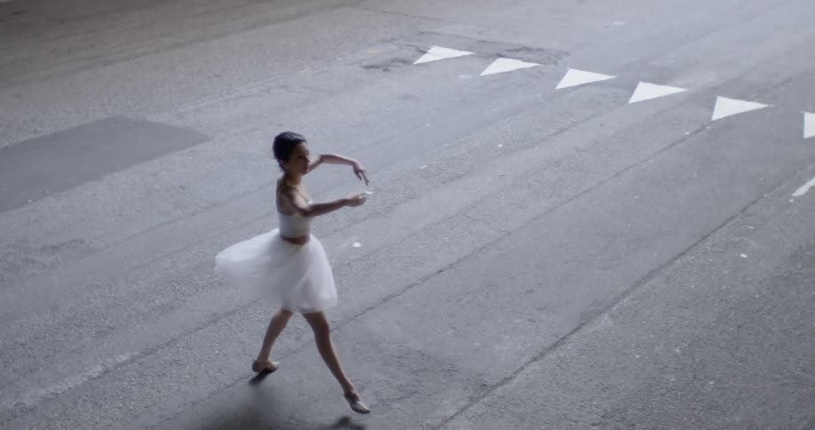 Ballerina Dancing In The City