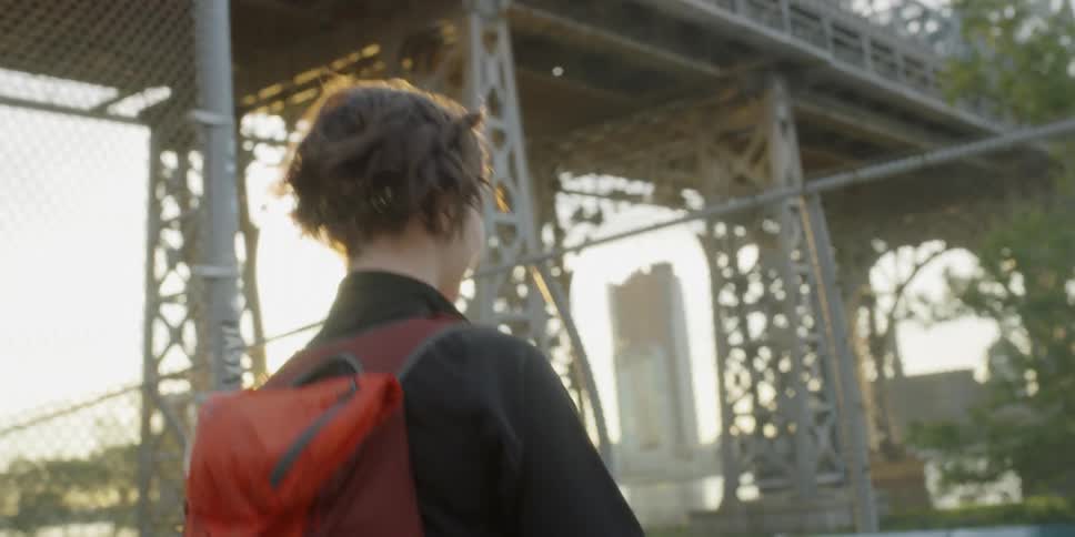 Woman Running In New York