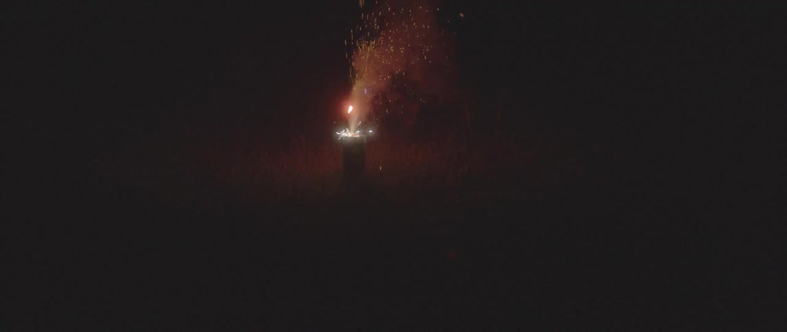 Fireworks at night