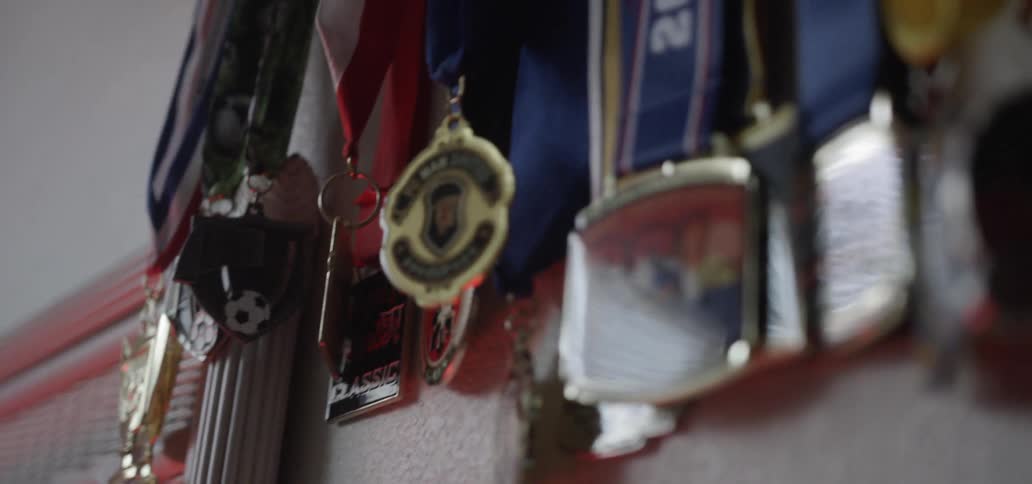 Boy Training For Soccer