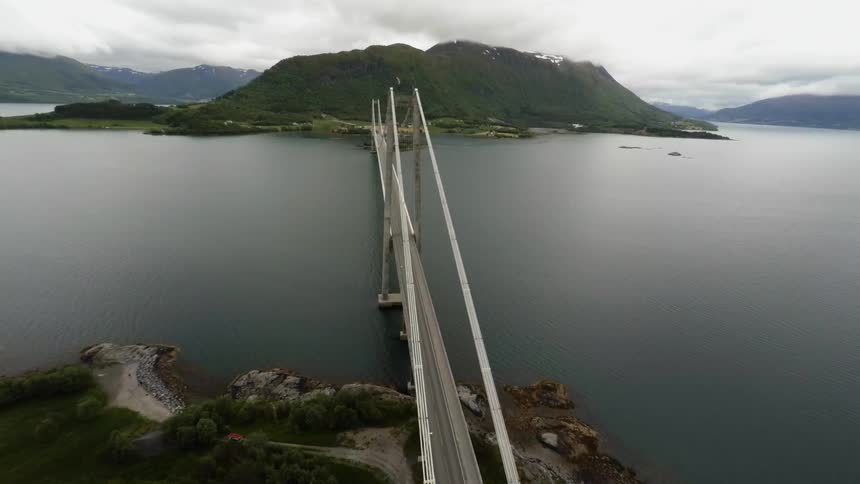 A bridge is shown from above