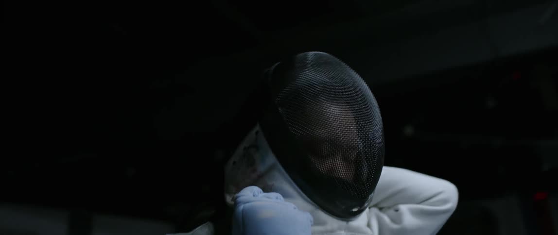 Woman Fencing