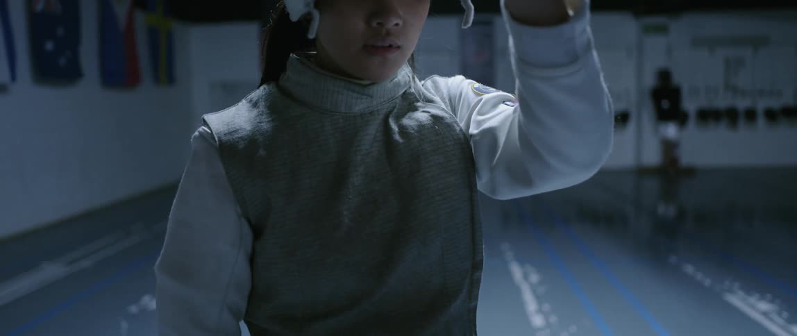 Woman Fencing