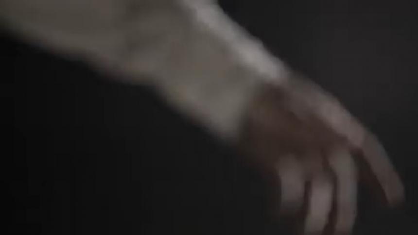 Hand moving upwards