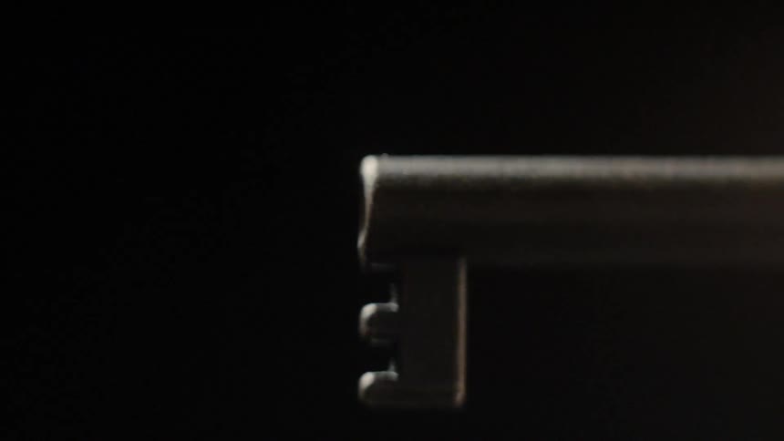 A key is moving forward in the dark