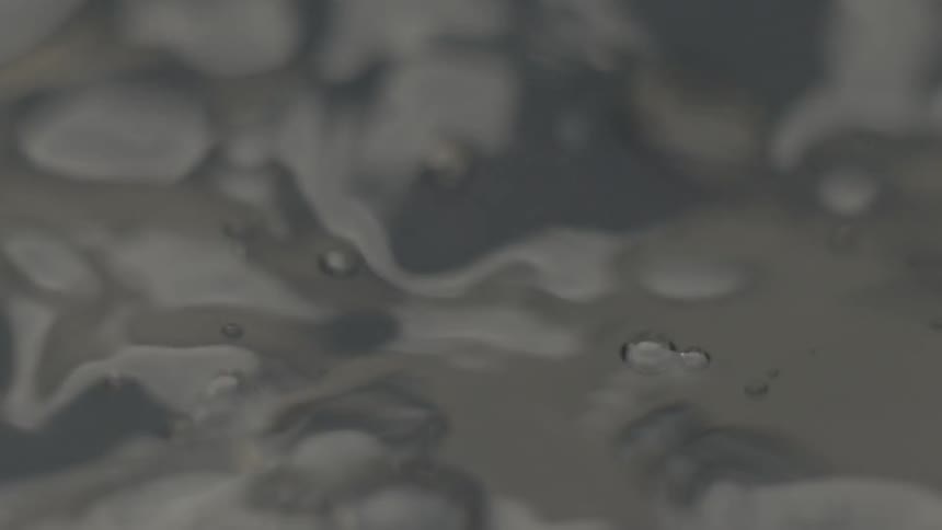 An object makes a splash after falling in water