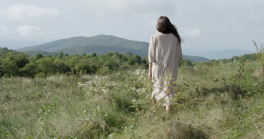 Woman On A Mountain