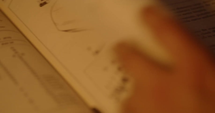 A man browses in a book