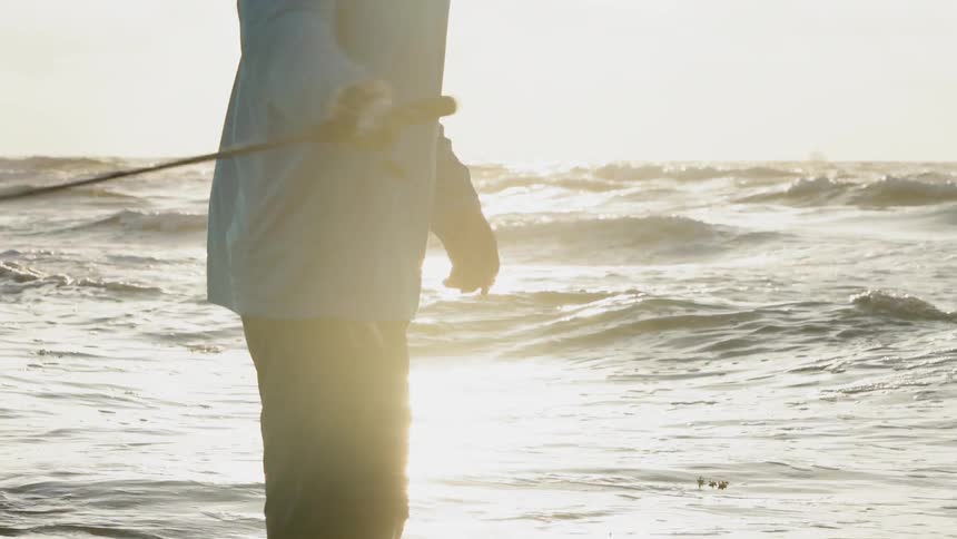 Coastal Fishing And Surfing