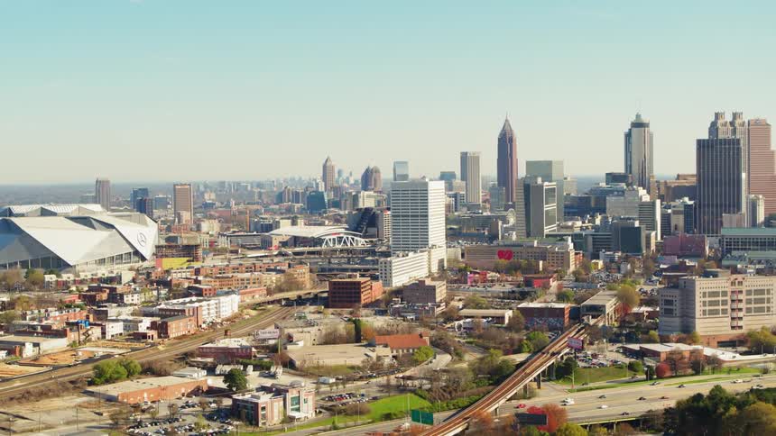 Downtown Atlanta Aerials