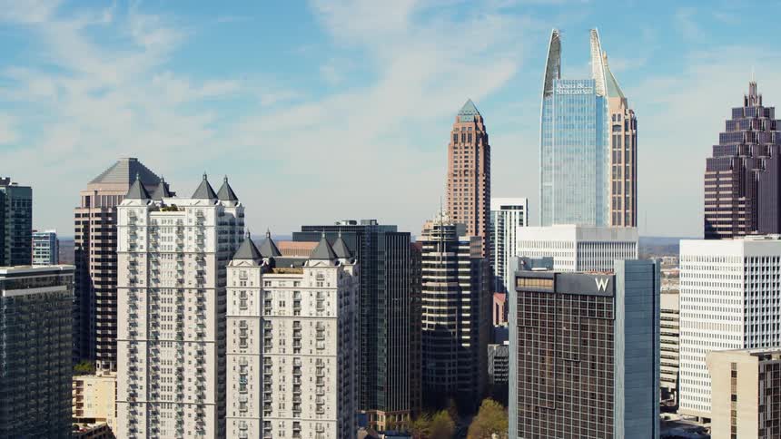 Downtown Atlanta Aerials