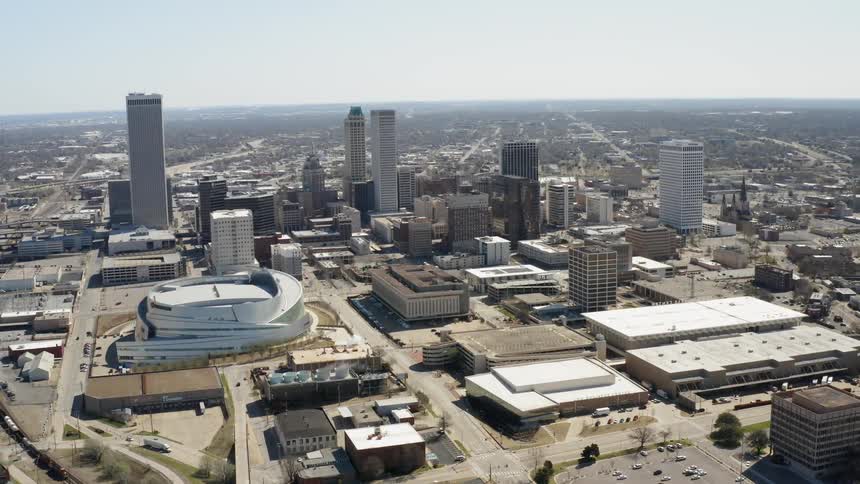 Buildings in a large city