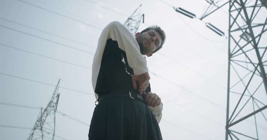 Man On Rooftop