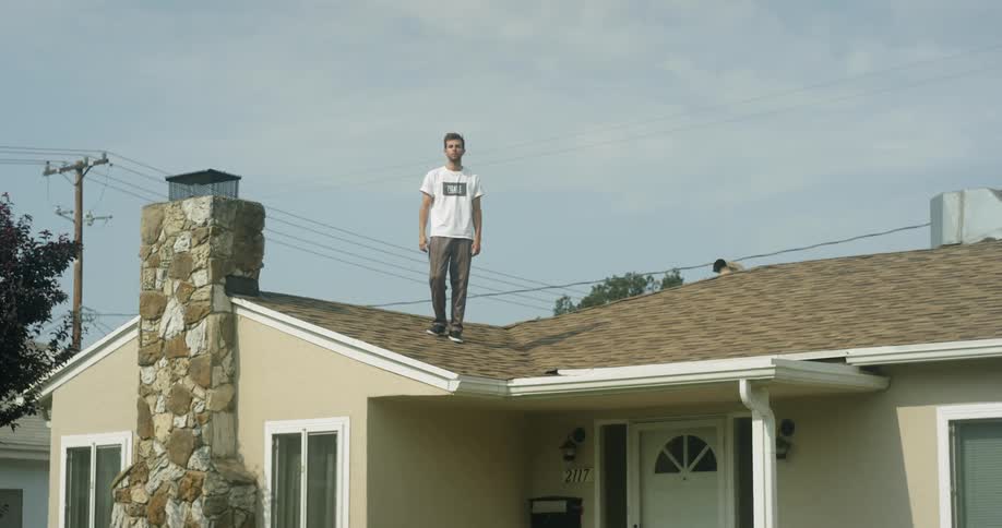 Man On Rooftop