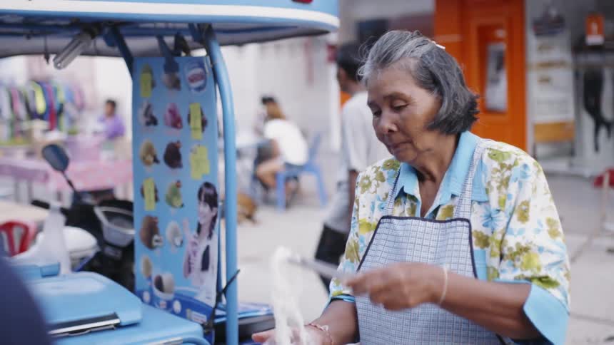 Woman Traveling Through Thailand
