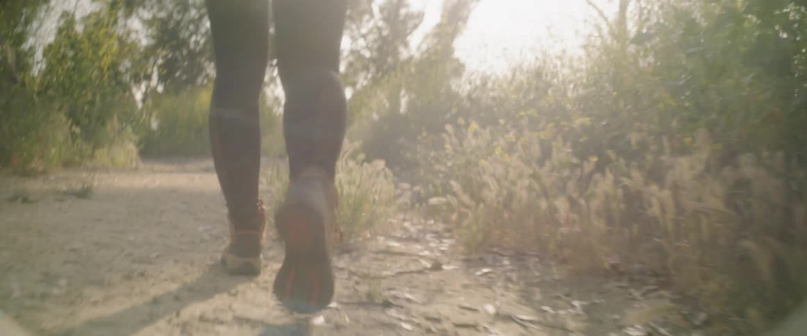 Girl Going Hiking
