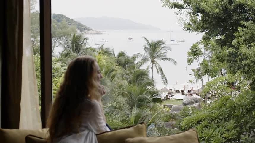 Woman Traveling Through Thailand