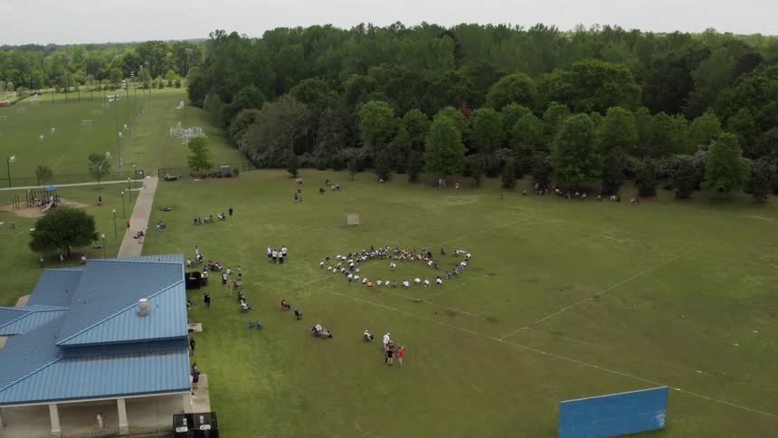 Rural Football Camp Aerials