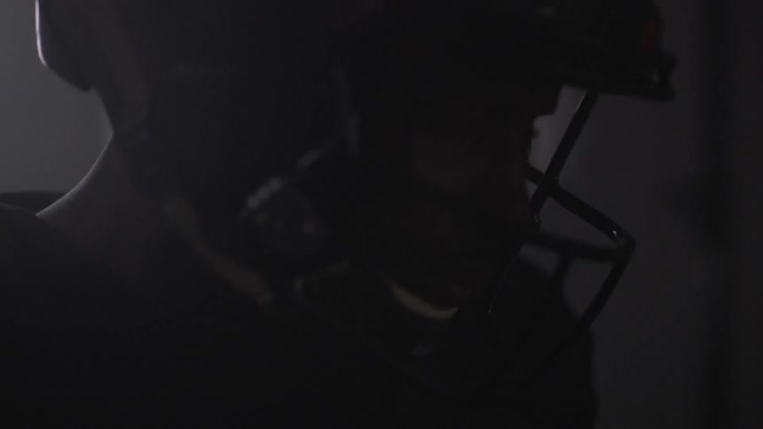 The player slowly raises his head