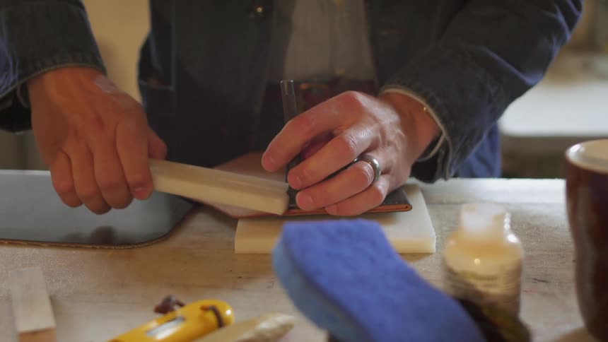 Craftsman In Workshop