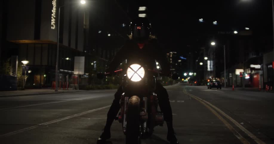 Man Riding Motorcycle