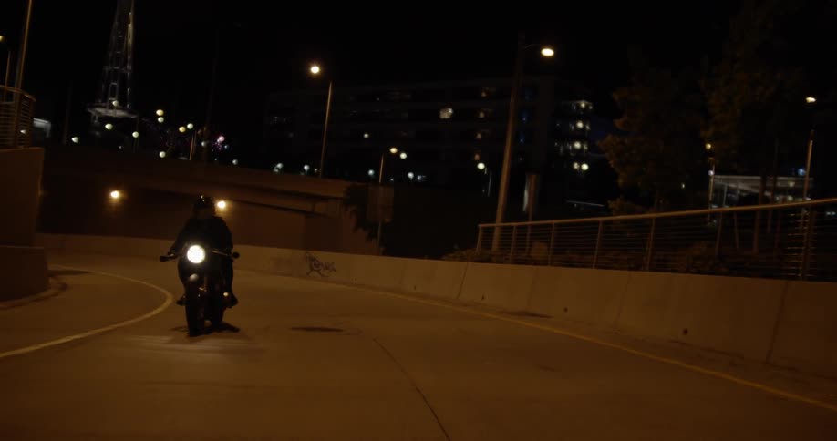 Man Riding Motorcycle