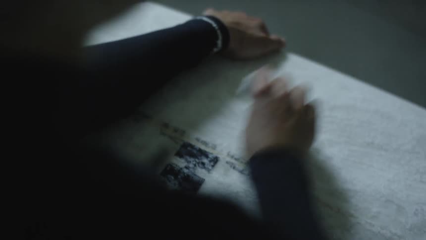 The person is polishing his skateboard