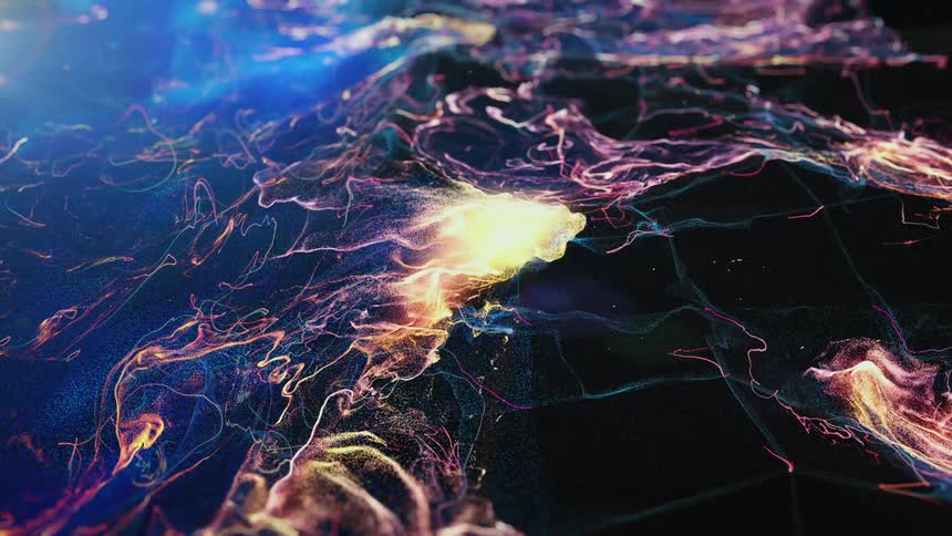 Flames swirl and flow in a fluid motion