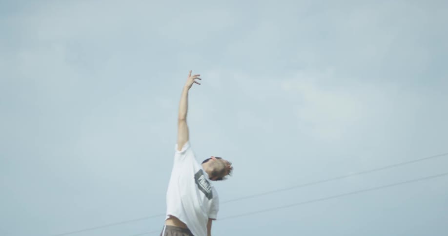 Man On Rooftop