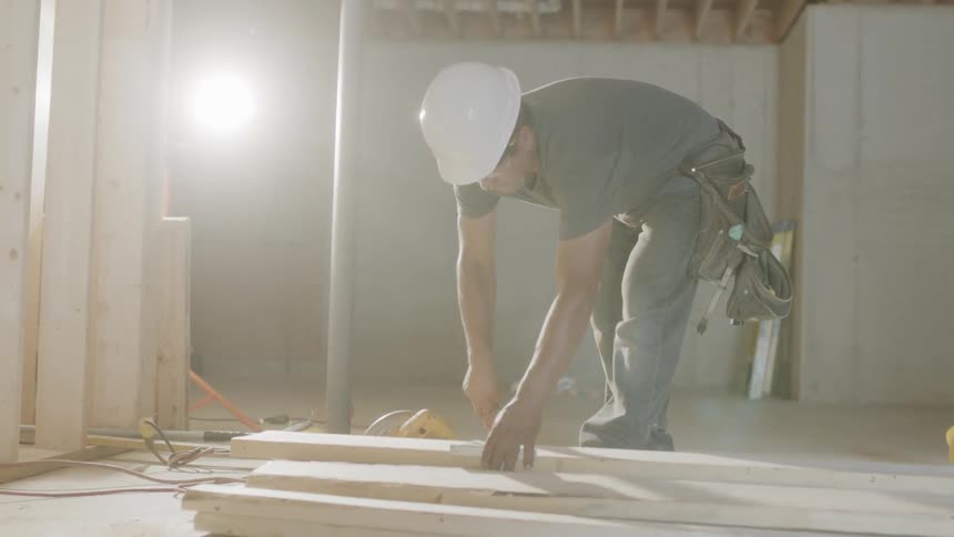 Construction Workers On Site