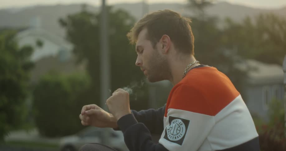 Man On Rooftop