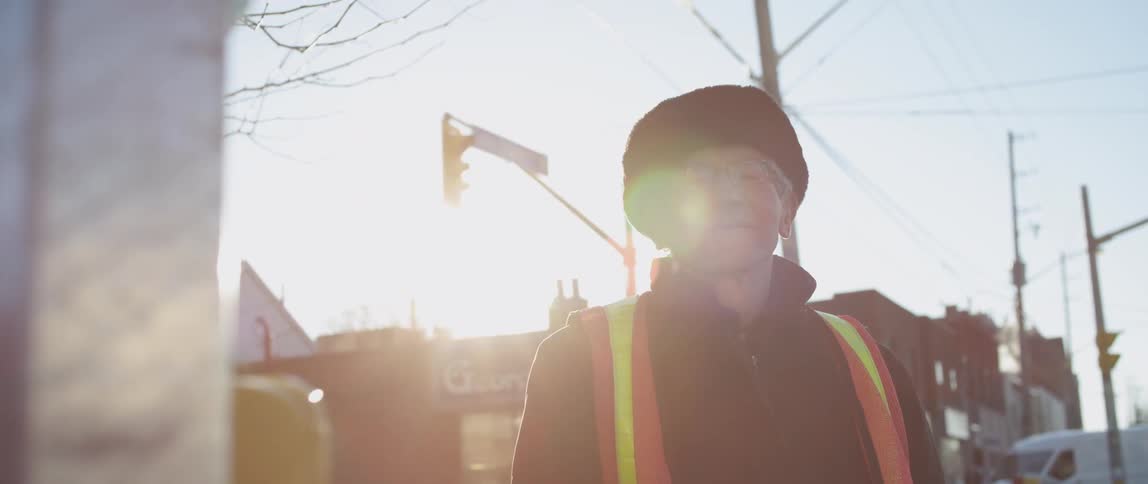 Crossing Guard On Duty