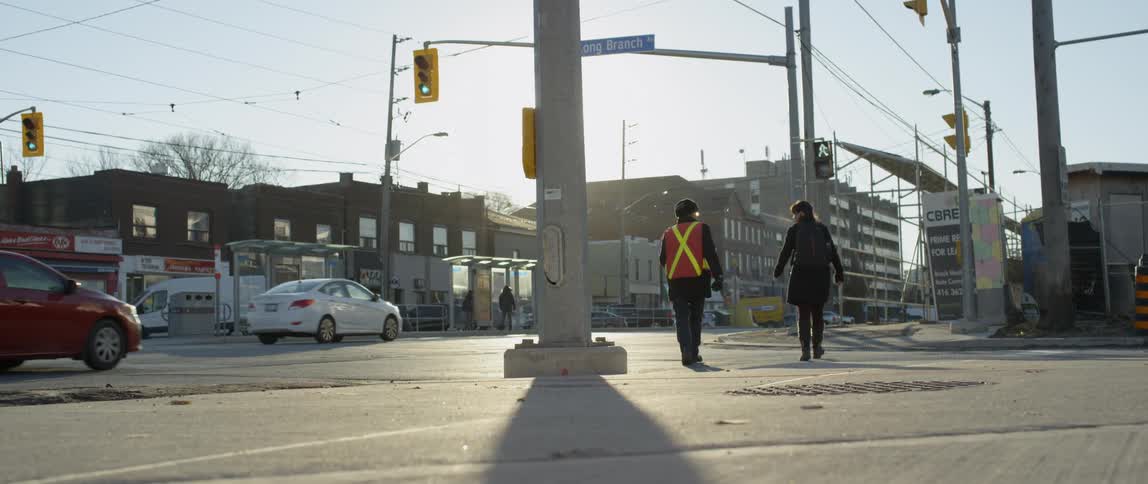 Crossing Guard On Duty
